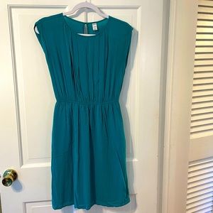 Old Navy XS turquoise dress with pockets